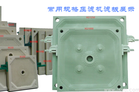 廂式及隔膜型壓濾機(jī)濾板制作的幾參數(shù)
